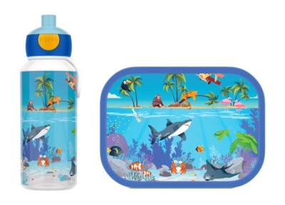 Lunchset Mepal Campus Bento (Pop-up + Lunchbox) Tropical Ocean Ocean 400 ml + 750 ml