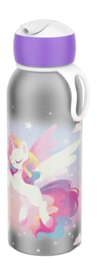 Thermosflasche für Kinder Mepal Flip-Up Campus Unicorn Glow 350 ml
