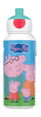 Trinkflasche für Kinder Mepal Pop-Up Campus Peppa Pig 400 ml