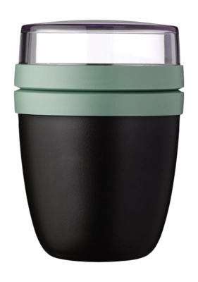 Brotdose Mepal Ellipse Mini Limited Edition Black 300 ml + 120 ml