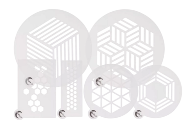 Plattenschablonen Plate-It PP Stencils Hexagon