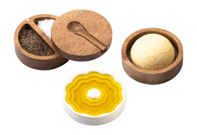 Keramik Olivenöl Schale Style de Vie (3-teilig)