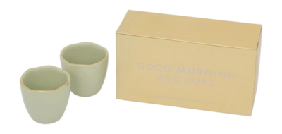 Eierbecher Urban Nature Culture Good Morning Pale Green (2-Teilig)