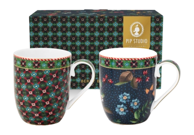 Tassen Pip Studio Berry Blues 145 ml (2er-Set)