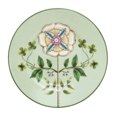 Petit Four Teller Pip Studio Lily & Lotus Light Green 12 cm (Set von 6 Stück)