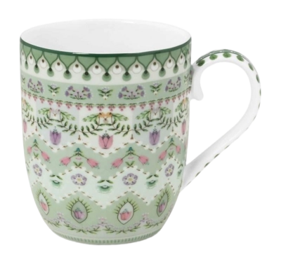 Tasse Pip Studio Lily & Lotus Moon Delight Light Green 145 ml (Set von 6)