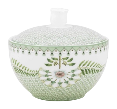 Zuckerdose Pip Studio Lily & Lotus Tiles Light Green 300 ml (Set von 4)