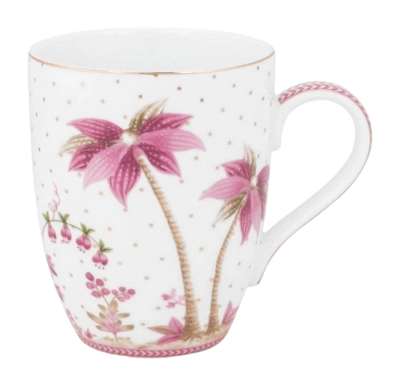 Tasse Pip Studio Jolie Dots Gold Pink 350ml (Set von 6)