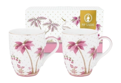 Tasse Pip Studio Jolie Dots Gold Pink 350ml (Set von 2)
