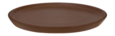 Essteller vtwonen Ceramic Brown 23 cm (Set von 2 Stück)