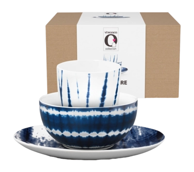 Serviesset vtwonen Breakfast Tie-Dye (Set von 3)