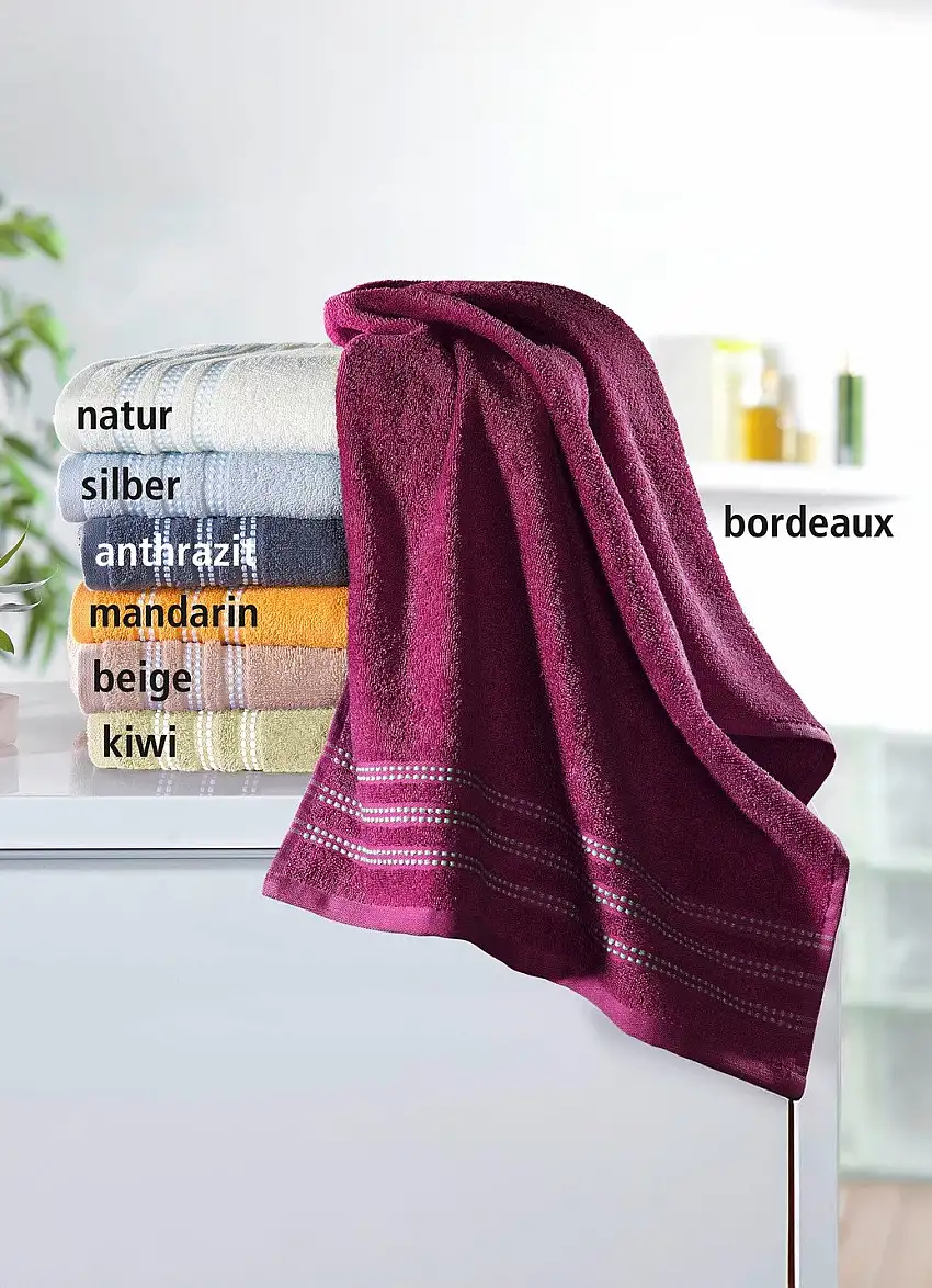 Flauschig weiche und saugstarke Frottier-Serie
