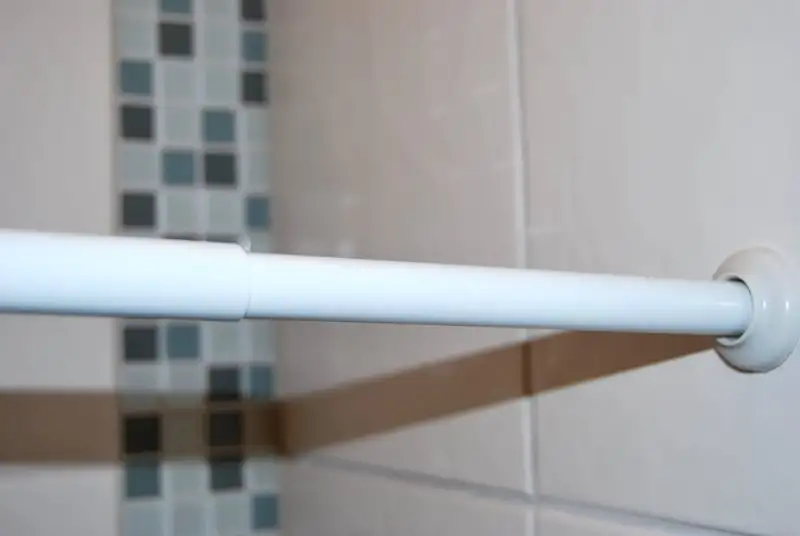 Teleskop - Duschstange 70-120cm weiß