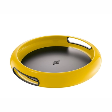 Tablett Wesco Spacy Tray Rund Lemon Gelb