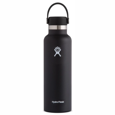 Thermosflasche Hydro Flask Standard Mouth Flex Cap Black 621 ml