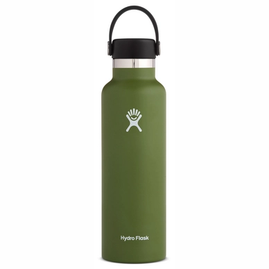 Thermosflasche Hydro Flask Standard Mouth Flex Cap Olive 621 ml