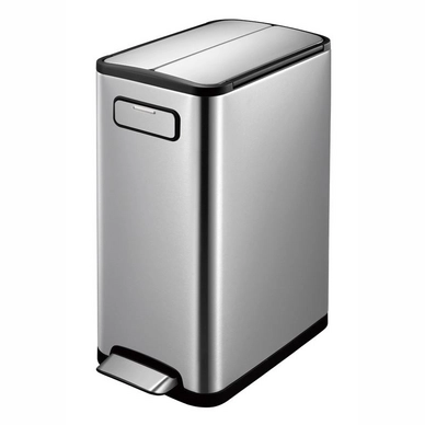 Treteimer EKO Ecofly Edelstahl Matt 45L