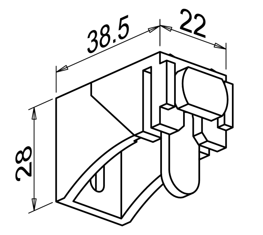 Zubehör, Wandträger