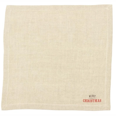 Serviette Libeco Holiday Merry Christmas