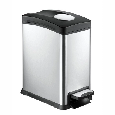 Treteimer EKO Rejoice Step Silber Matt Edelstahl 8L