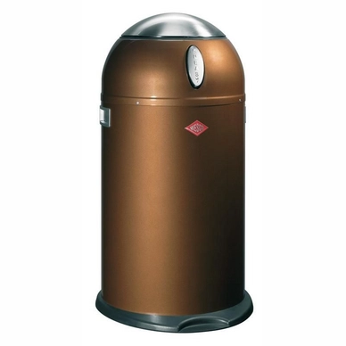 Mülleimer Wesco Kneasy Schokoladenbraun 33L