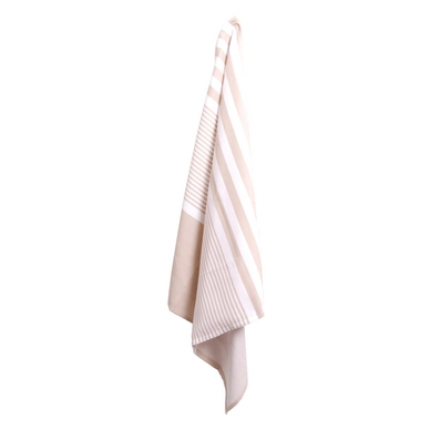 Teetuch Walra Streifen Sand (2-teilig)