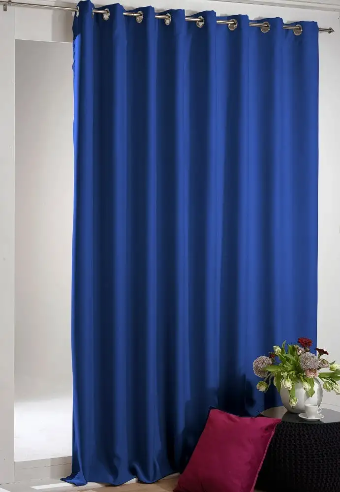 Verdunkelungsgardine mit Ösen royalblau BxH 270x245cm