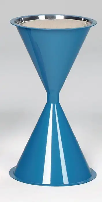 Klassischer Standascher für Innen- & Außenbereich | HxBxT 72x42x42cm | Kunststoff | Blau