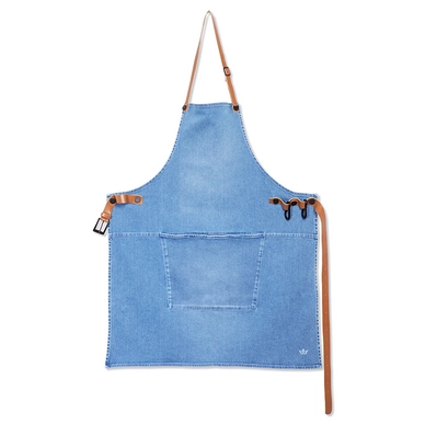 Schürze Dutchdeluxes Amazing Apron BBQ Style Denim Washed Indigo