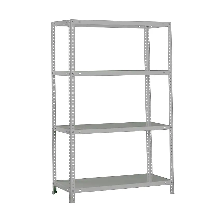 Schraubregal PANDA MID | HxBxT 150x110x40cm | Fachlast 90kg | Grau