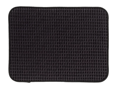 Abtropfmatte Kela Rapida Schwarz 50 x 38 cm