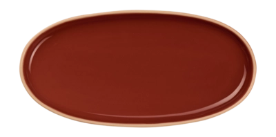 Aperitif-Teller ASA Selection Semana Oval Lobster Red 20 x 10 cm