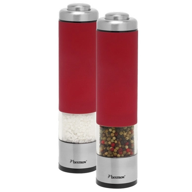 Pfeffer- und Salzmühle Bestron APS526R Rot (2-teilig)