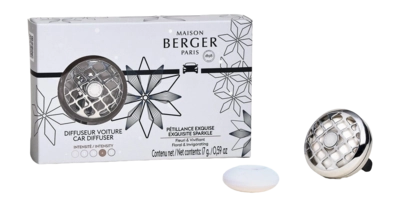 Auto Parfüm Maison Berger Startset Rosalie + Nachfüllung Pétillance Exquise