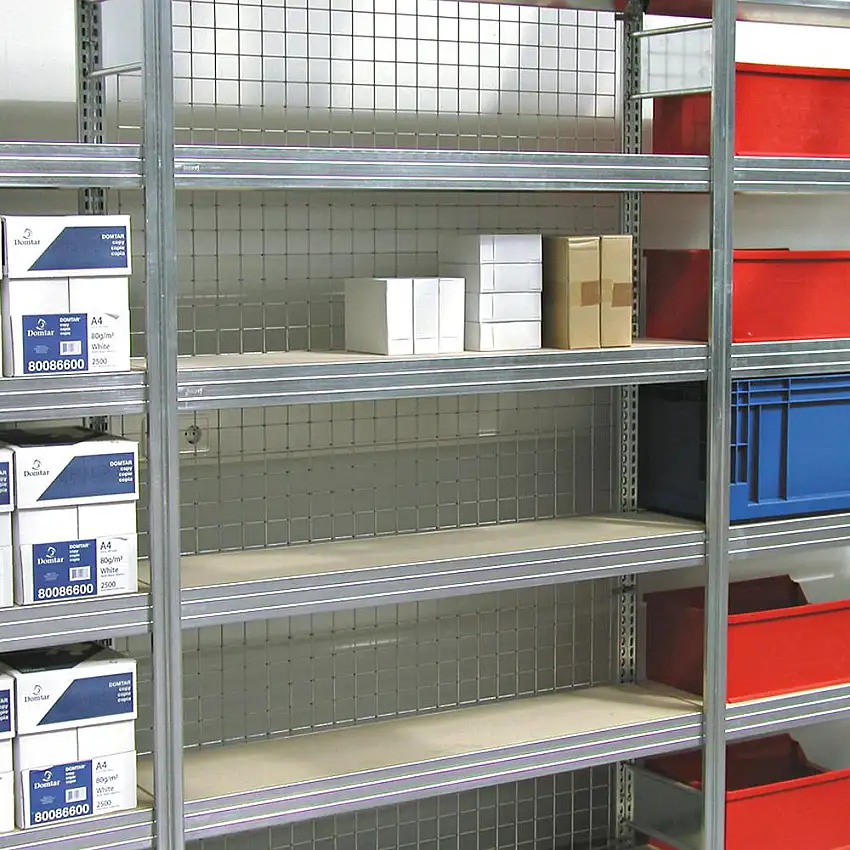 Gitterrückwand | für Regale der Serien FALKE, TAURUS & GRIP | HxB 250x100cm | Verzinkt