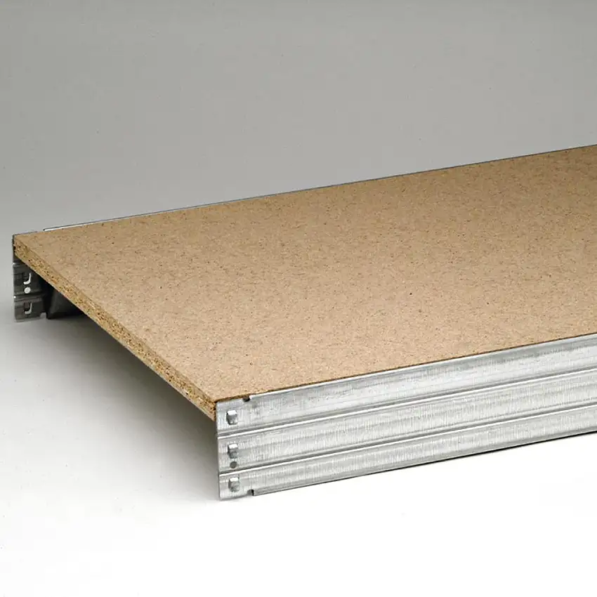 Fachebene Holzpaneel | für Regale der Serien FALKE, TAURUS & GRIP | BxT 100x40cm | Traglast 250kg | Verzinkt