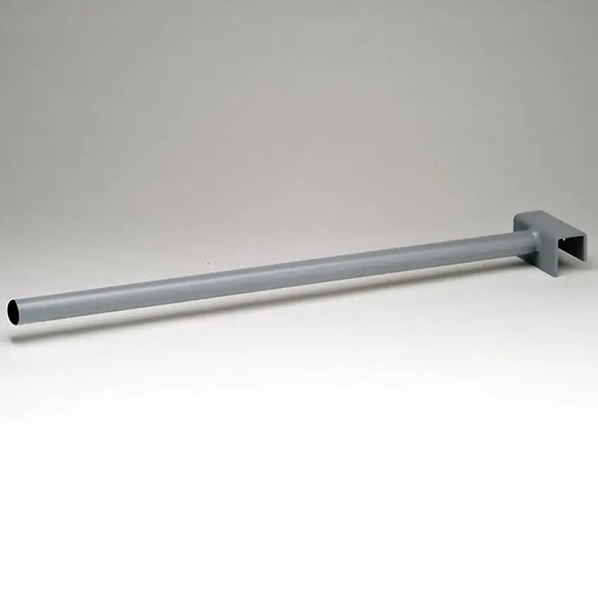 Trägerarm offen für Regale der Serien FALKE, TAURUS & GRIP | Tiefe 60cm | Silbergrau