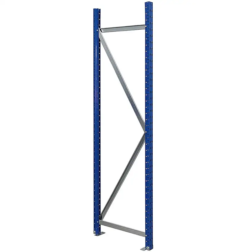 Rahmen für Weitspannregal MOOSE | HxT 250x80cm | Enzianblau