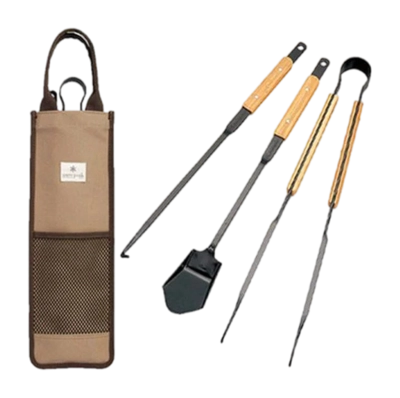 Grillset Snow Peak Fire Tool Set Pro (3-teilig)