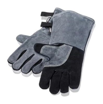 Barbecuehandschuhe Gefu BBQ Leder Grau