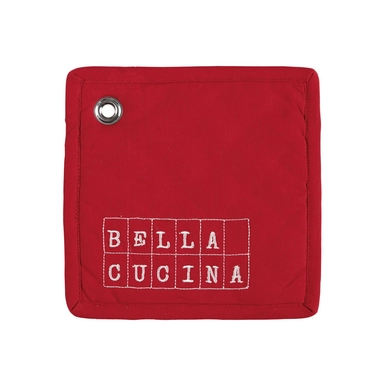 2 Topflappen Aquanova Bella Cucina Rot (Baumwolle)