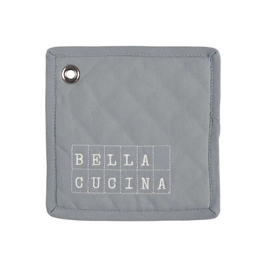 2 Topflappen Aquanova Bella Cucina Grau (Baumwolle)