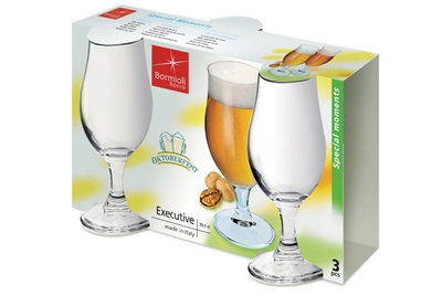 Bierglas Bormioli Rocco Executive 375 ml (3er-Set)