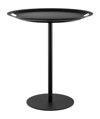 Beistelltisch + Tablett Alessi Op-La Black