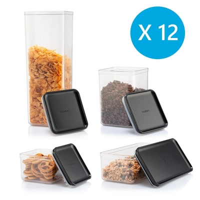 Vorratsdose Bodum Bodum Canteen Black (Set von 12)