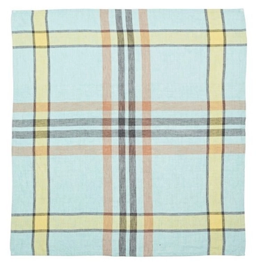 6 Geschirrtücher Libeco Bonnie Brae Aqua Leinen