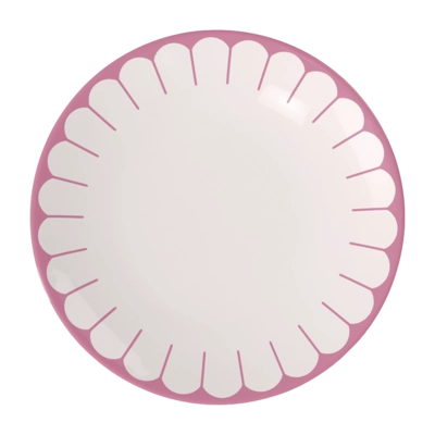 Teller Villeroy & Boch Fleur White / Cassis Ø26,5cm (6-teilig)