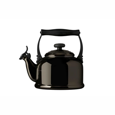 Wasserkessel Le Creuset Tradition Schwarz 2.1 Liter