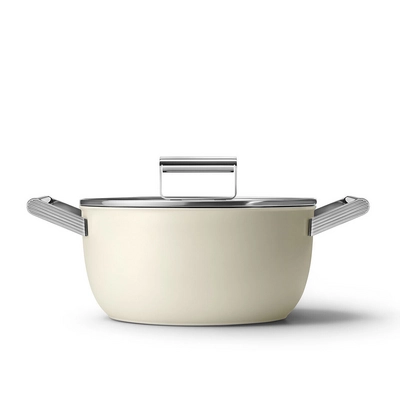 Bräter Smeg 50's Style Off-White 24 cm