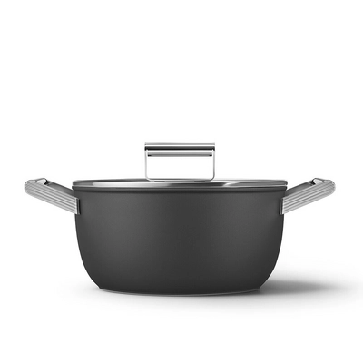 Bräter Smeg 50's Style Black 24 cm